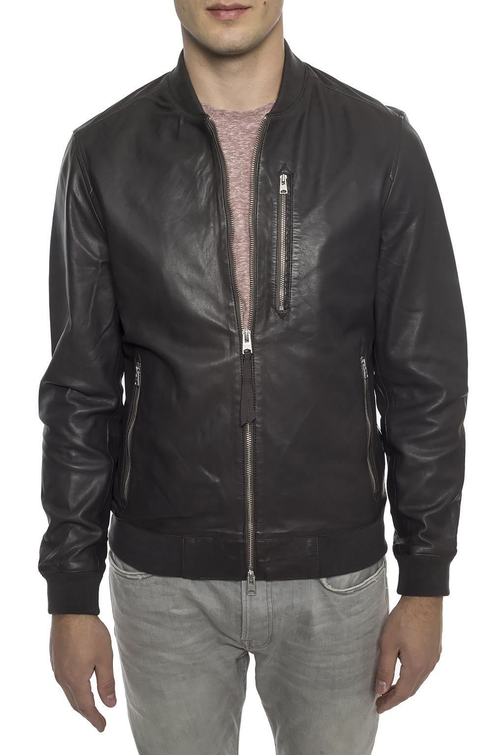 Allsaints kino leather outlet bomber